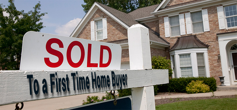 Home sold to first time home buyers